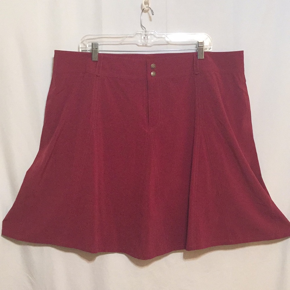 Sahalie New Size 20 Burgundy Skirt